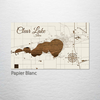 Clear Lake, Iowa Street Map