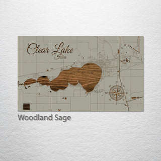 Clear Lake, Iowa Street Map