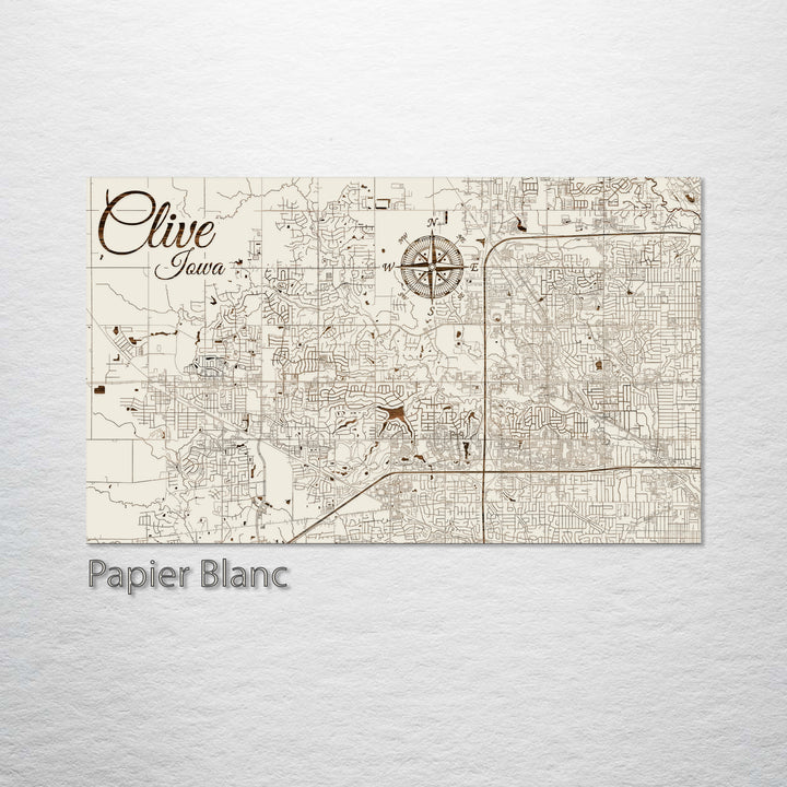 Clive, Iowa Street Map