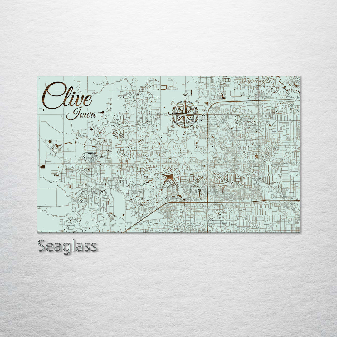 Clive, Iowa Street Map