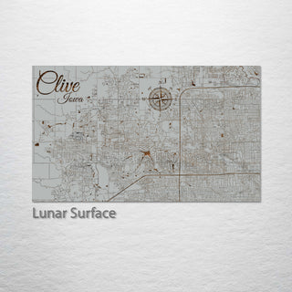 Clive, Iowa Street Map