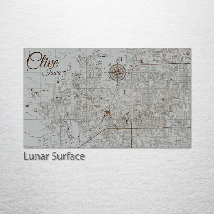 Clive, Iowa Street Map