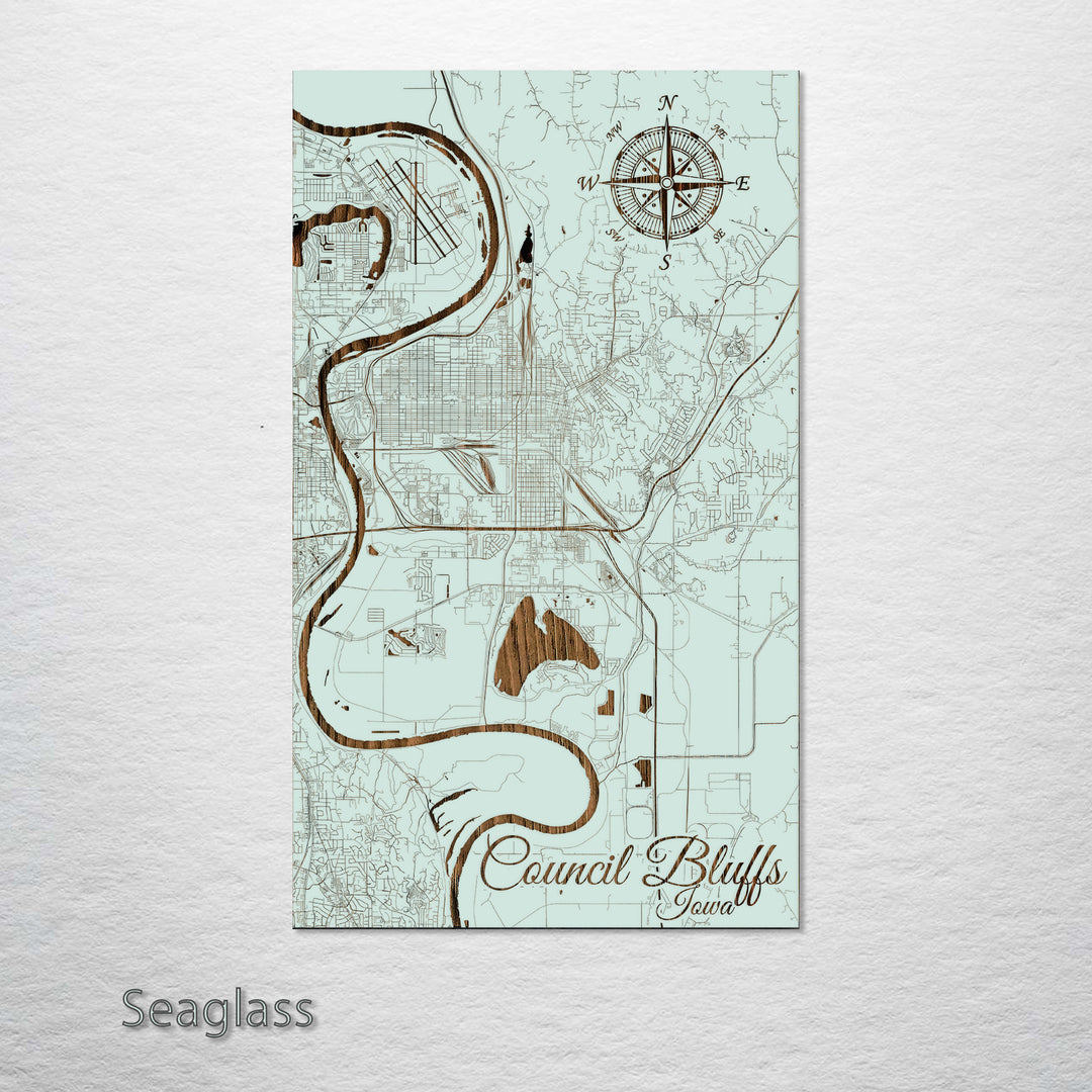 Council Bluffs, Iowa Street Map