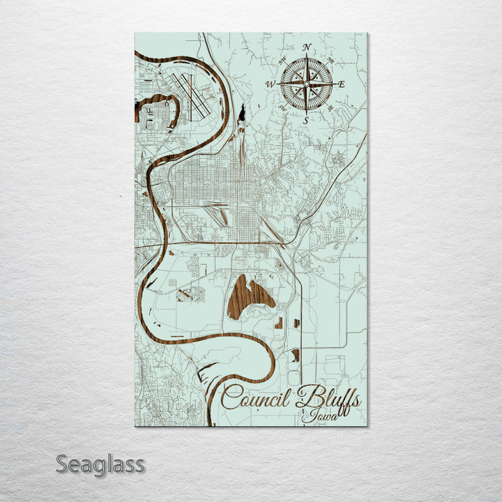 Council Bluffs, Iowa Street Map