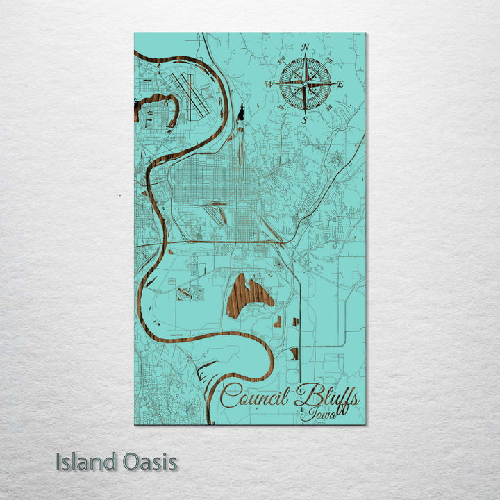 Council Bluffs, Iowa Street Map