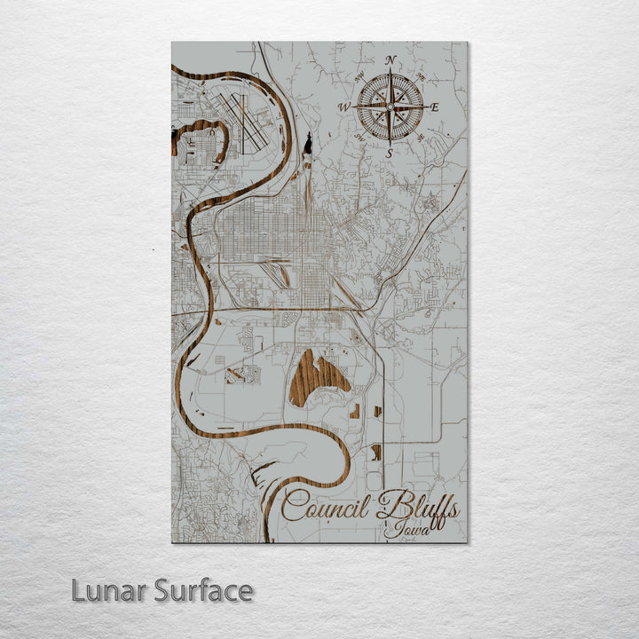 Council Bluffs, Iowa Street Map