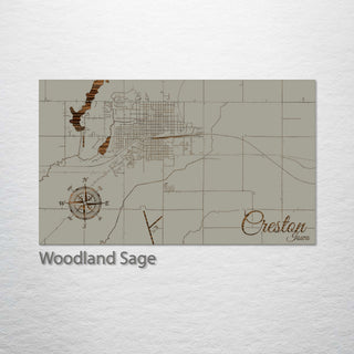Creston, Iowa Street Map