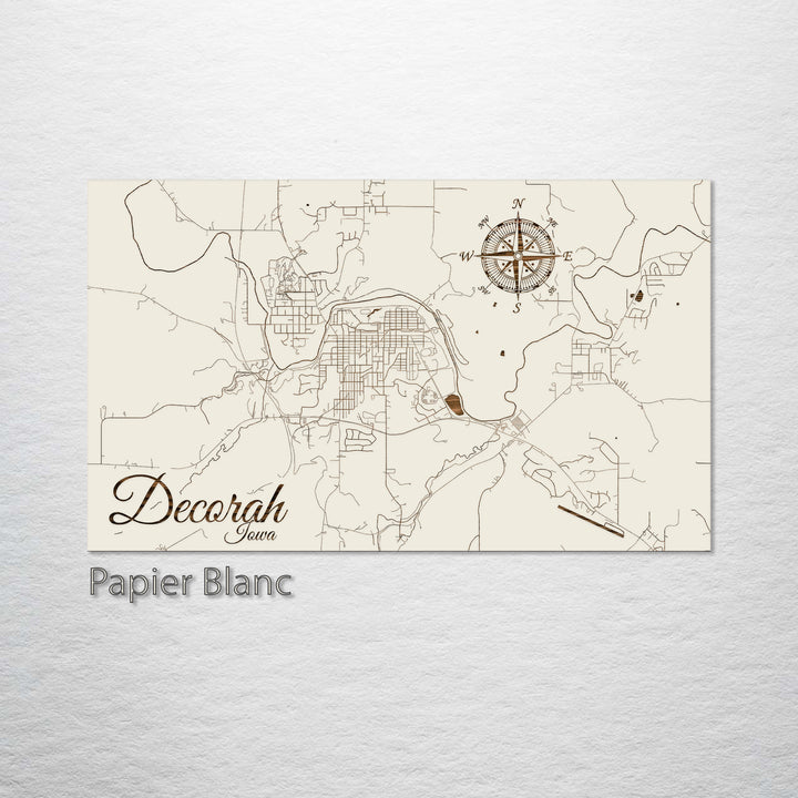 Decorah, Iowa Street Map