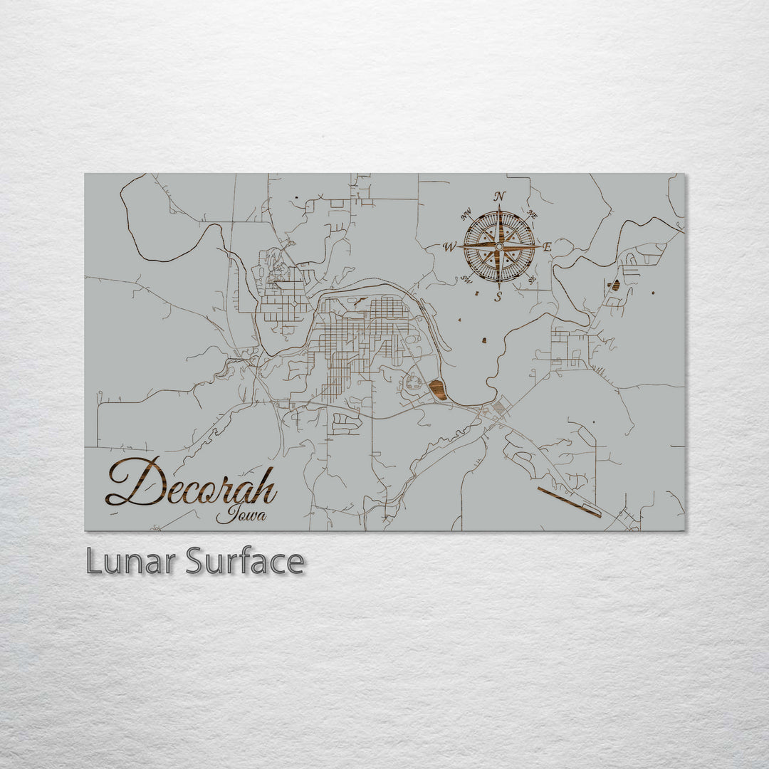 Decorah, Iowa Street Map