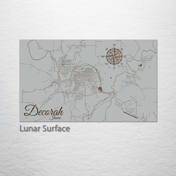 Decorah, Iowa Street Map