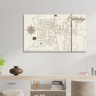 Eldridge, Iowa Street Map