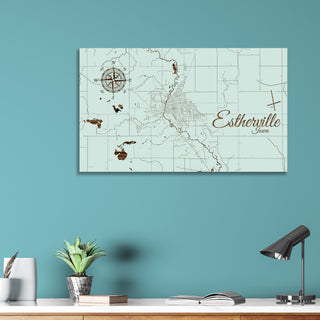 Estherville, Iowa Street Map