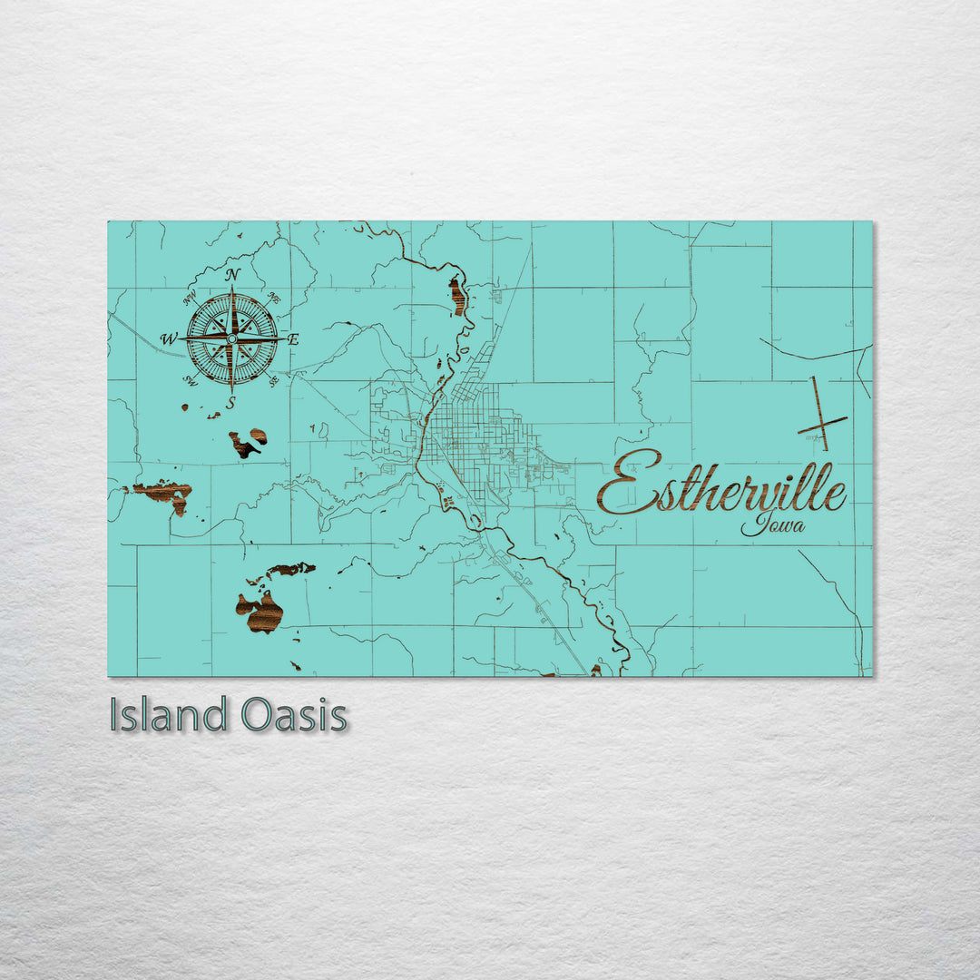 Estherville, Iowa Street Map