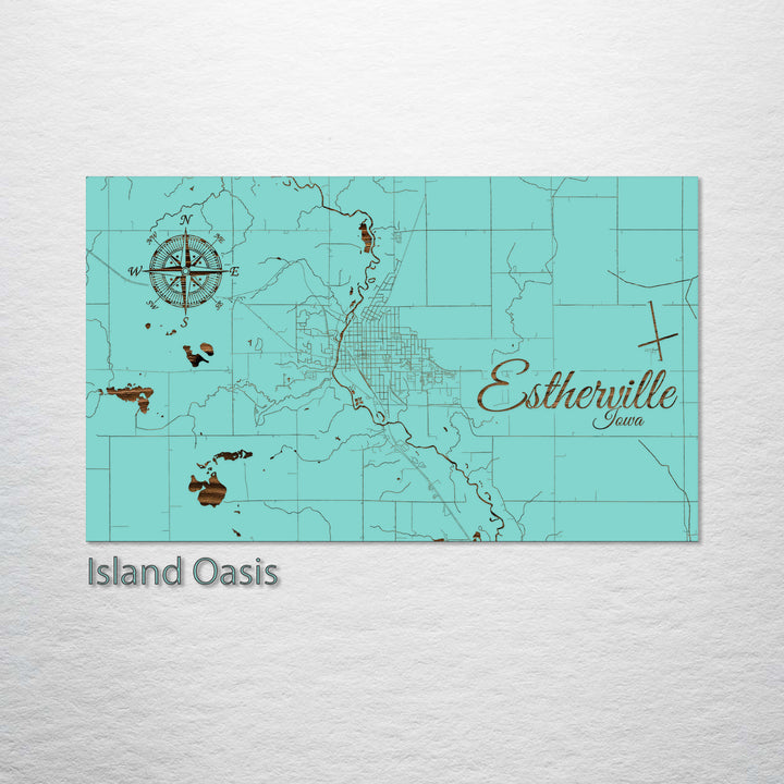 Estherville, Iowa Street Map