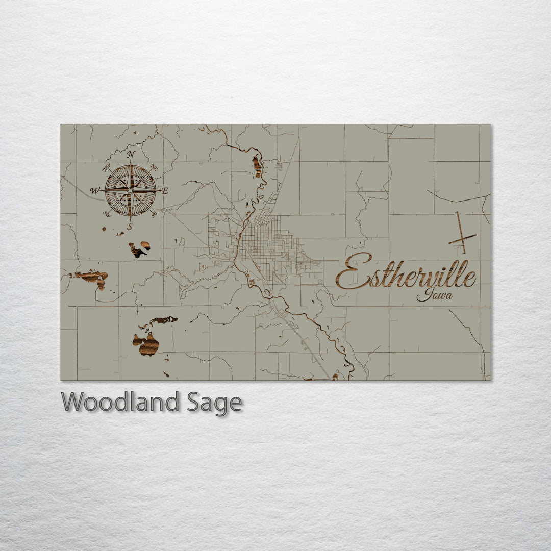 Estherville, Iowa Street Map
