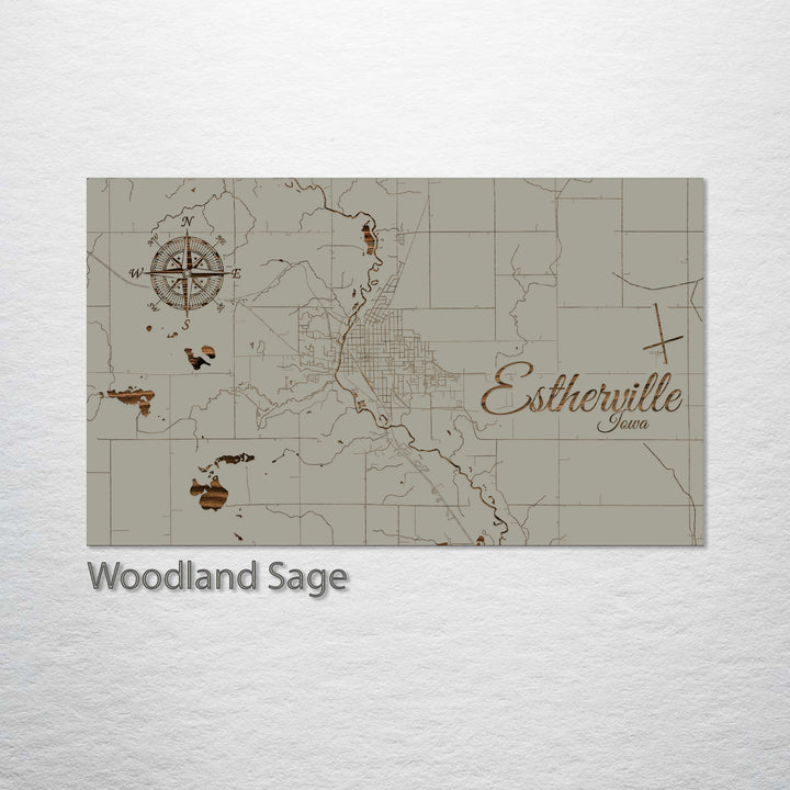 Estherville, Iowa Street Map