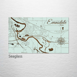 Evansdale, Iowa Street Map