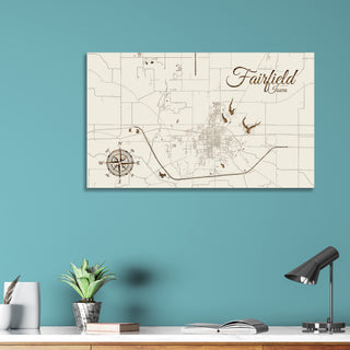 Fairfield, Iowa Street Map