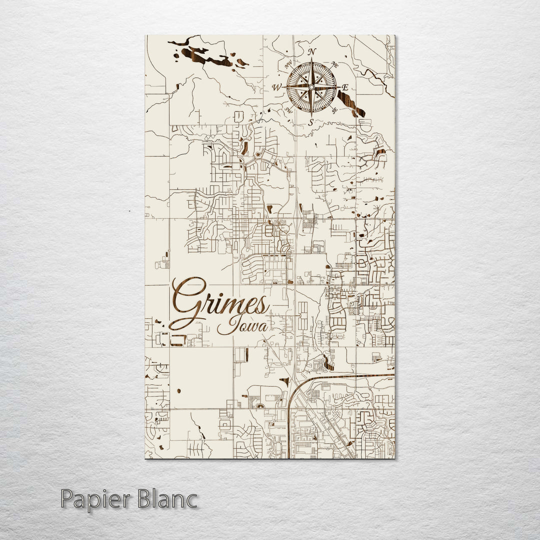 Grimes, Iowa Street Map