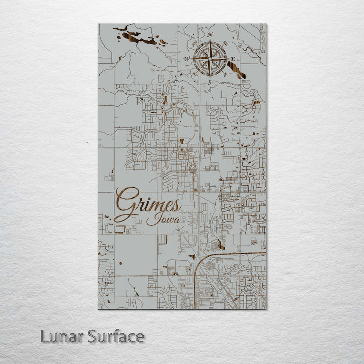 Grimes, Iowa Street Map
