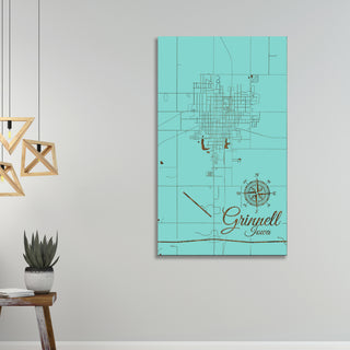 Grinnell, Iowa Street Map