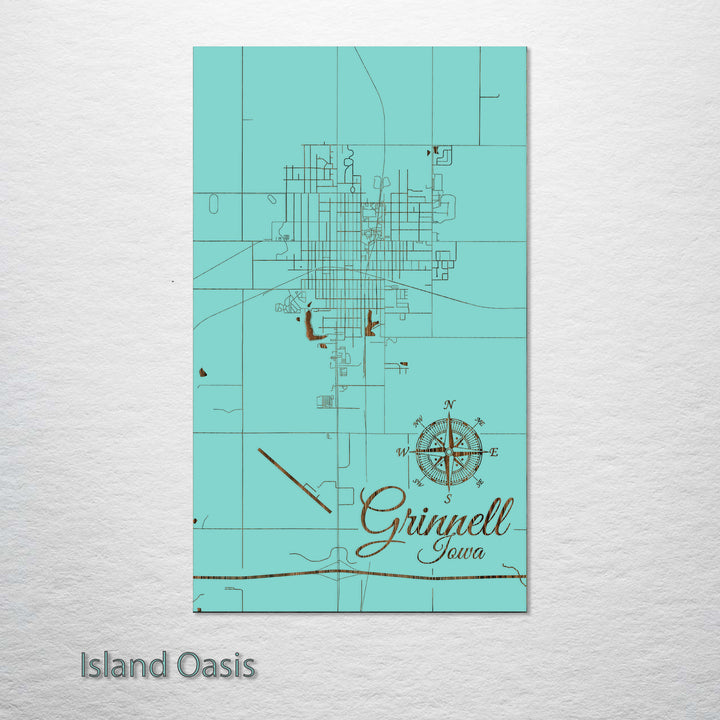 Grinnell, Iowa Street Map