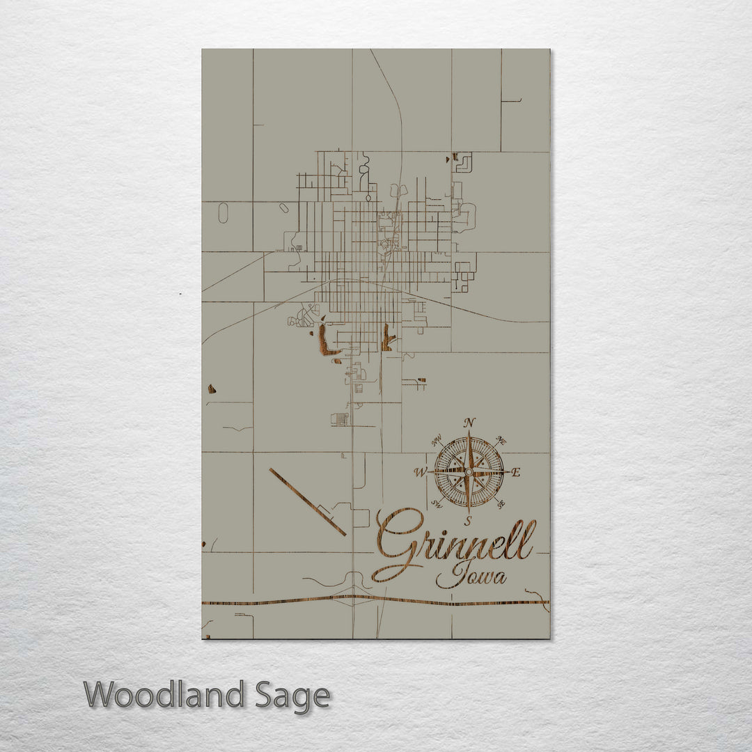 Grinnell, Iowa Street Map