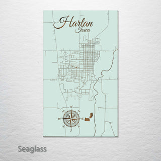 Harlan, Iowa Street Map
