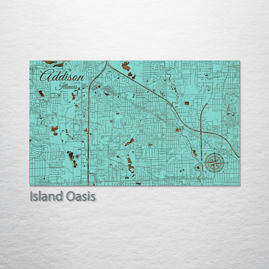 Addison, Illinois Street Map