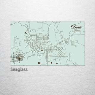 Anna, Illinois Street Map