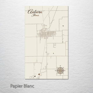 Auburn, Illinois Street Map