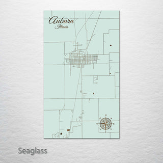 Auburn, Illinois Street Map