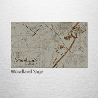 Bartonville, Illinois Street Map