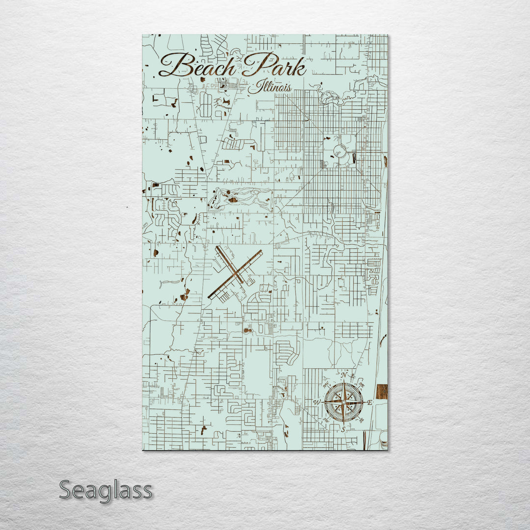 Beach Park Illinois Street Map