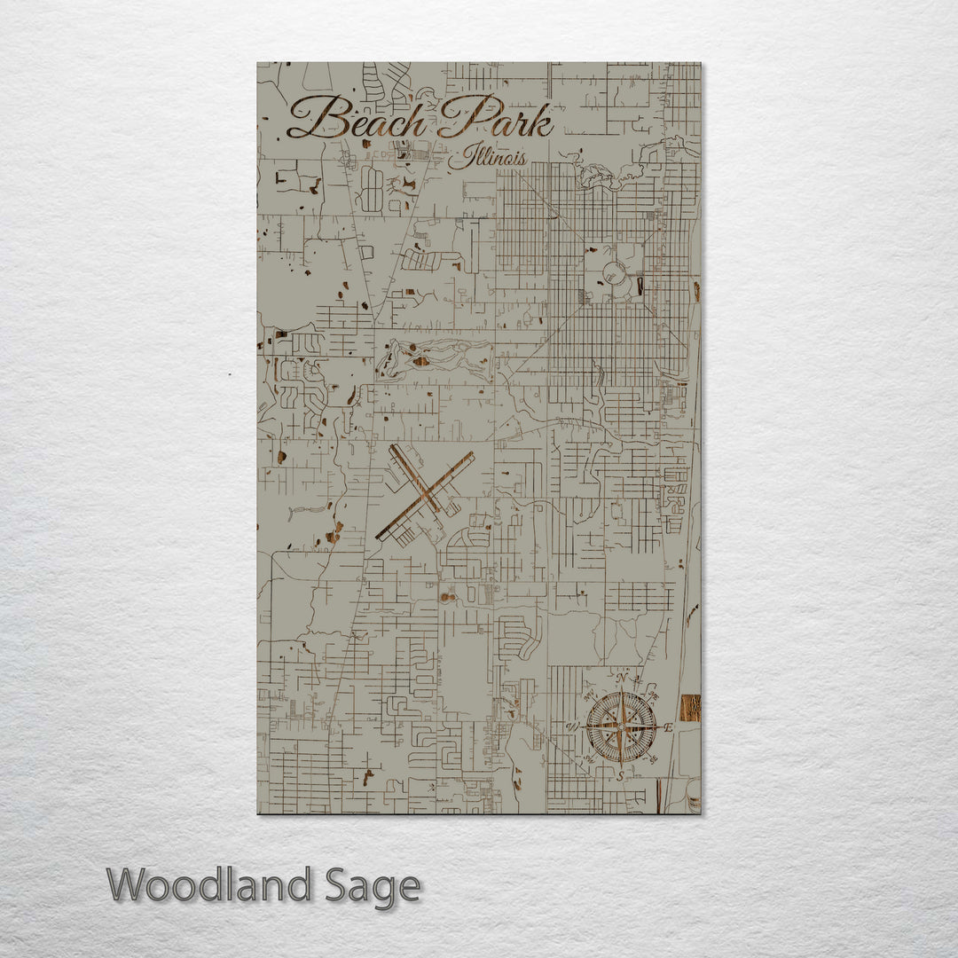 Beach Park, Illinois Street Map