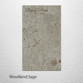 Beach Park, Illinois Street Map