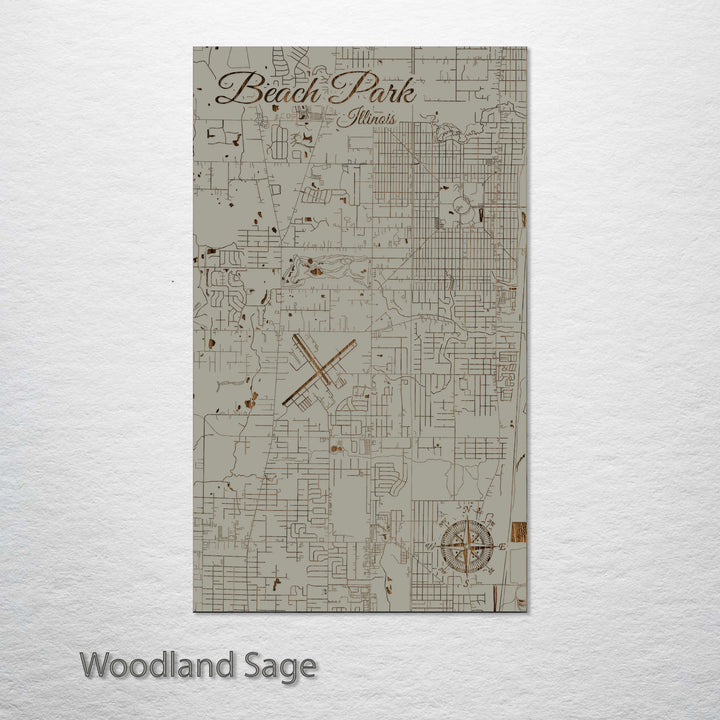 Beach Park, Illinois Street Map