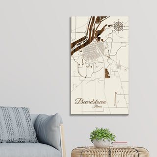 Beardstown, Illinois Street Map