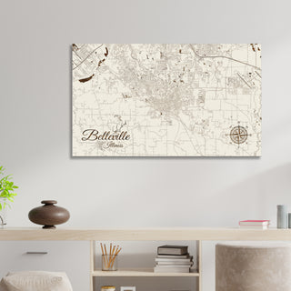 Belleville, Illinois Street Map