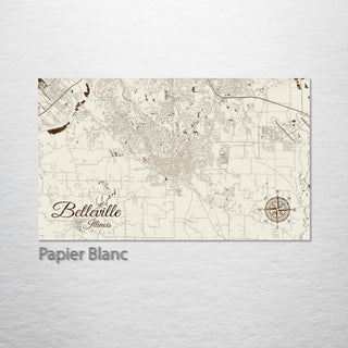 Belleville, Illinois Street Map