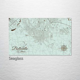 Belleville, Illinois Street Map