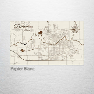 Belvidere, Illinois Street Map