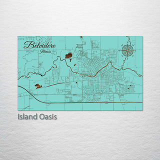 Belvidere, Illinois Street Map