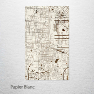Bensenville, Illinois Street Map