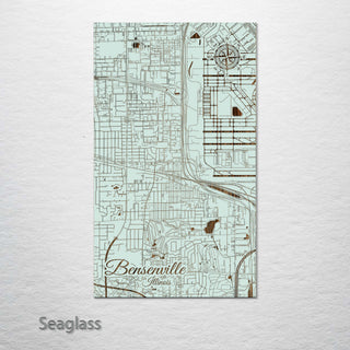 Bensenville, Illinois Street Map