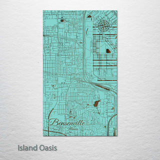 Bensenville, Illinois Street Map
