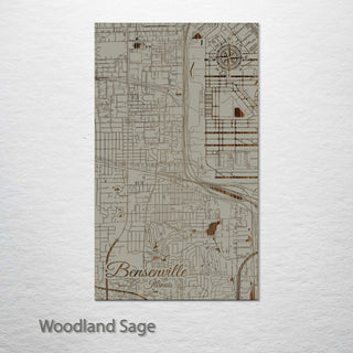 Bensenville, Illinois Street Map