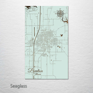 Benton, Illinois Street Map