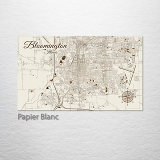 Bloomington, Illinois Street Map