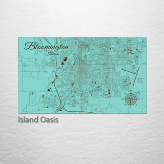 Bloomington, Illinois Street Map
